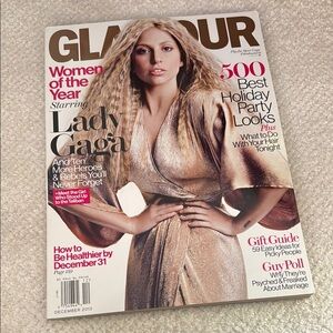 Glamour Magazine Featuring Lady Gaga December 2013